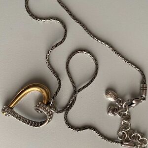 Brighton Gold and Silver Heart Necklace